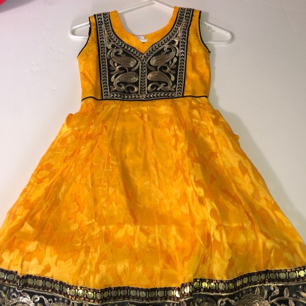 Girls dress with detailing